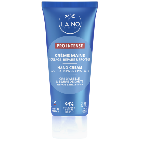 LAINO Crème Main Pro Intense 50ML-Karité & Cire d'abeille